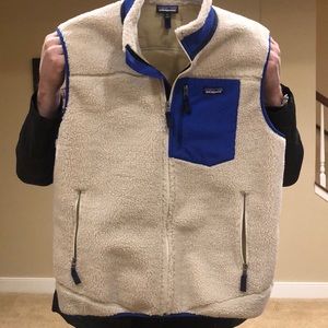 Patagonia retro fuzzy vest men’s size XL